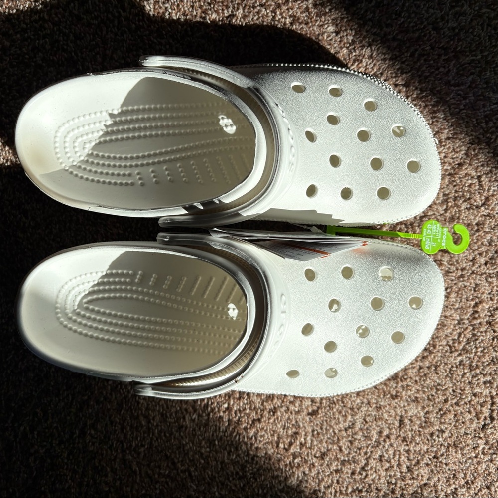 White Crocs